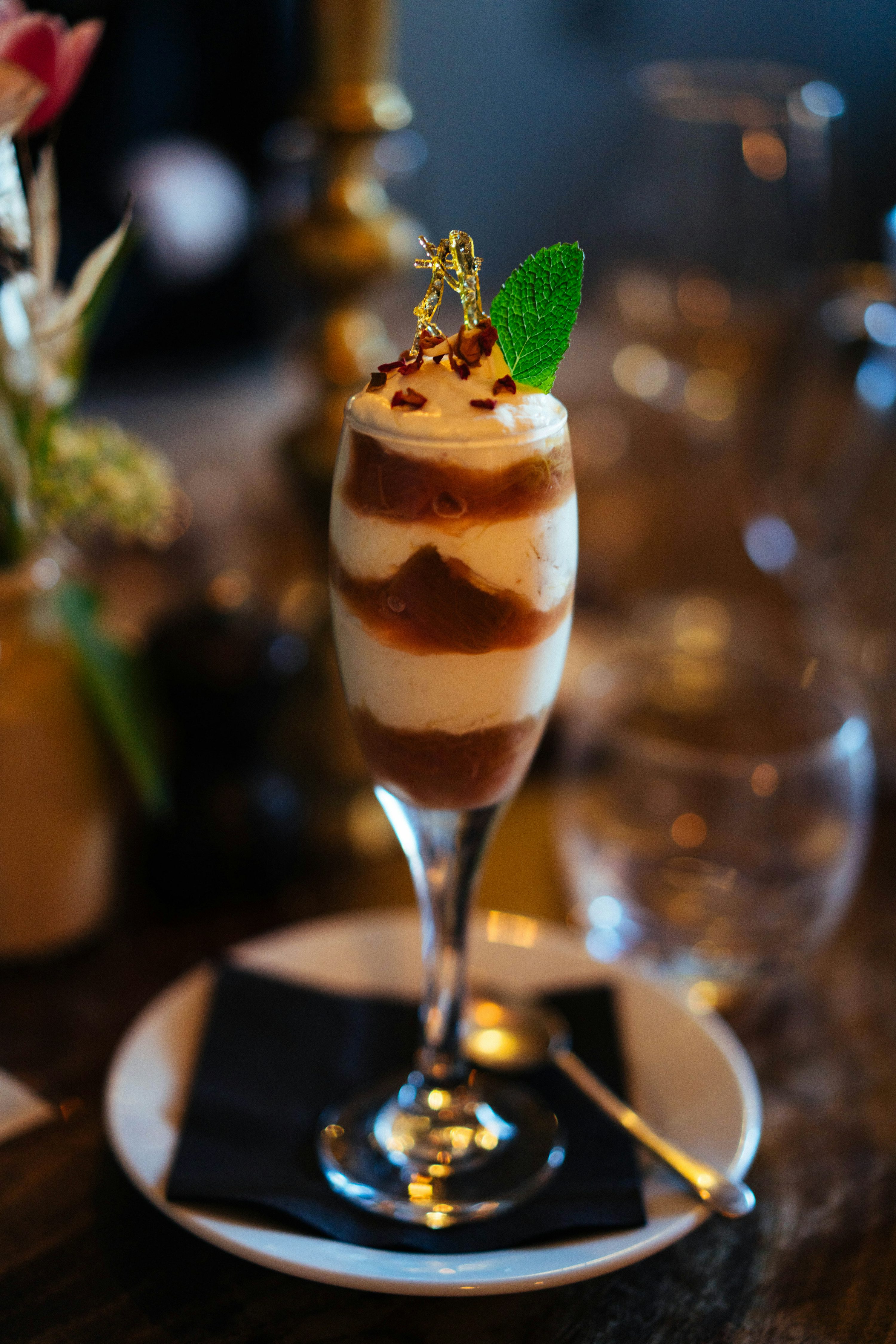 Elegant dessert parfait